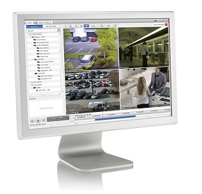 Security camera monitoring station
